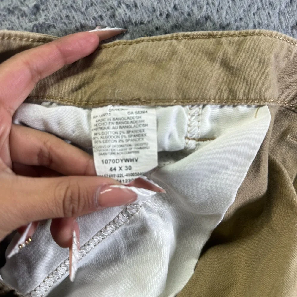 Wrangler Pant Mens 42x30 Brown Cotton Cargo Tapered Stretch‎ Workwear Utility